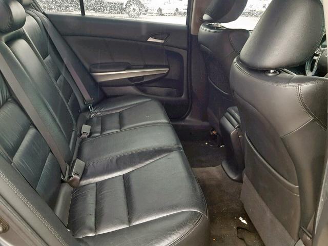 1HGCP36889A020660 - 2009 HONDA ACCORD EXL GRAY photo 6