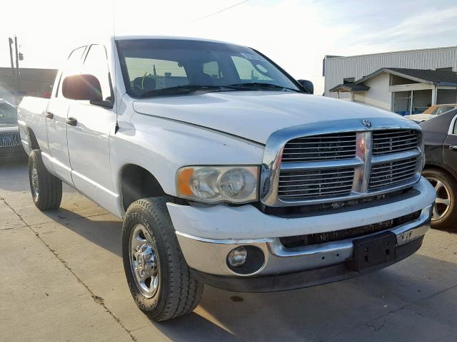 3D7KS28C05G778353 - 2005 DODGE RAM 2500 S WHITE photo 1