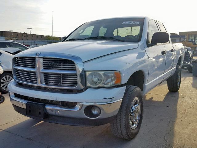 3D7KS28C05G778353 - 2005 DODGE RAM 2500 S WHITE photo 2