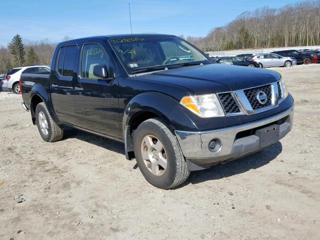 1N6AD07W55C418219 - 2005 NISSAN FRONTIER C BLACK photo 1