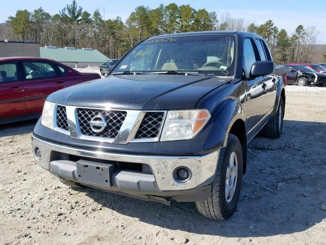 1N6AD07W55C418219 - 2005 NISSAN FRONTIER C BLACK photo 9