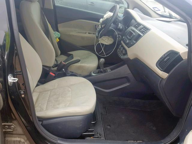 KNADM5A33C6093719 - 2012 KIA RIO LX BLACK photo 5