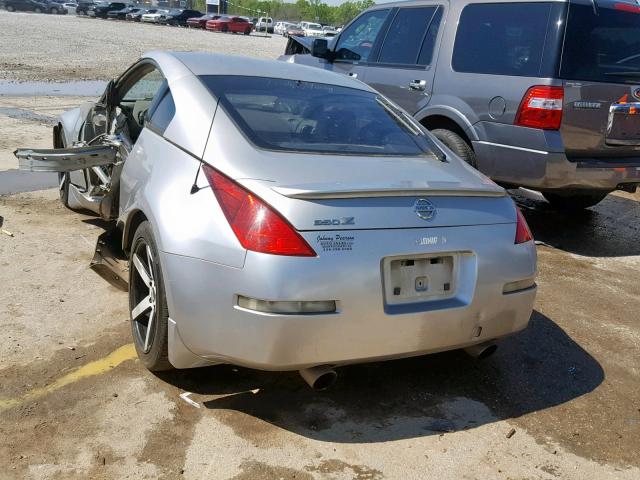 JN1AZ34D84T164774 - 2004 NISSAN 350Z COUPE GRAY photo 3