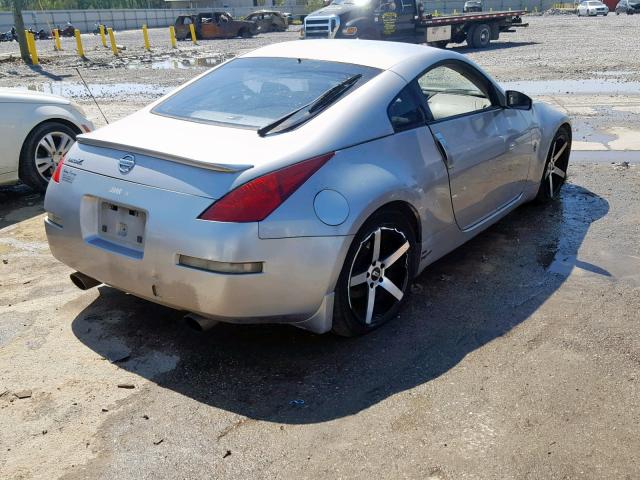 JN1AZ34D84T164774 - 2004 NISSAN 350Z COUPE GRAY photo 4