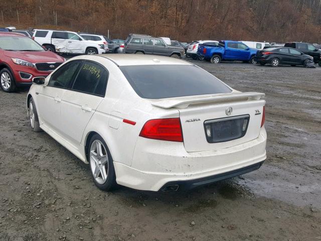 19UUA65526A069394 - 2006 ACURA 3.2TL WHITE photo 3