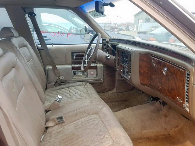 1G6DW5478LR707953 - 1990 CADILLAC BROUGHAM BROWN photo 5