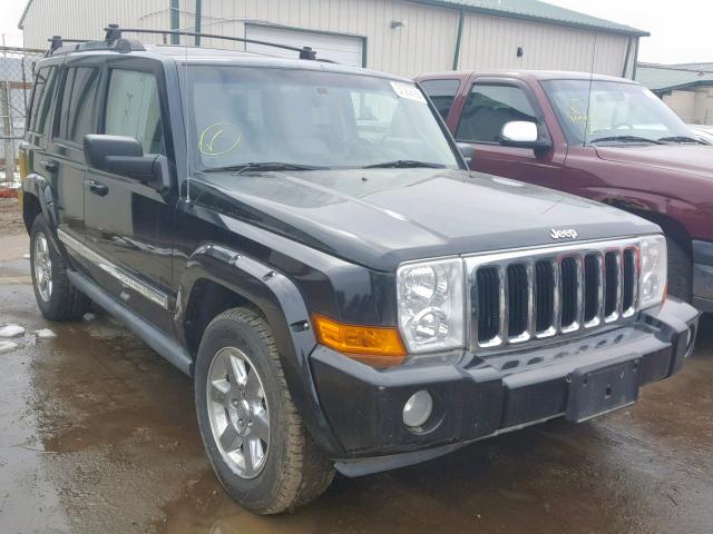 1J8HG58266C168307 - 2006 JEEP COMMANDER BLACK photo 1