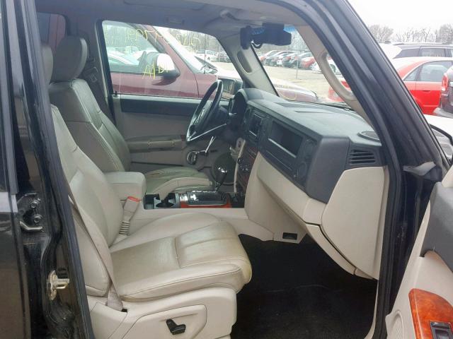 1J8HG58266C168307 - 2006 JEEP COMMANDER BLACK photo 5
