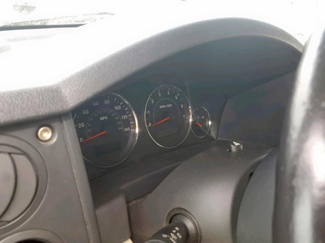 1J8HG58266C168307 - 2006 JEEP COMMANDER BLACK photo 8