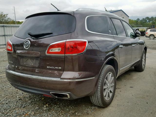 5GAKRBKD3FJ227925 - 2015 BUICK ENCLAVE BROWN photo 4