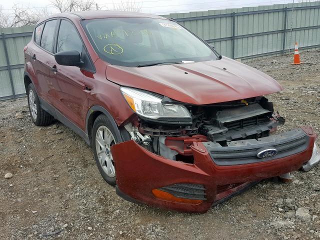 1FMCU0F7XFUA78210 - 2015 FORD ESCAPE S MAROON photo 1