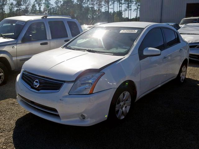 3N1AB6AP7BL608751 - 2011 NISSAN SENTRA 2.0 WHITE photo 2