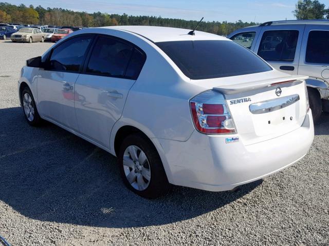 3N1AB6AP7BL608751 - 2011 NISSAN SENTRA 2.0 WHITE photo 3