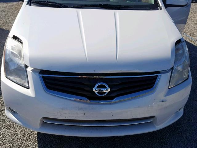 3N1AB6AP7BL608751 - 2011 NISSAN SENTRA 2.0 WHITE photo 7