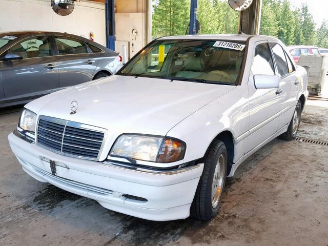 WDBHA29G3XA734517 - 1999 MERCEDES-BENZ C 280 WHITE photo 2