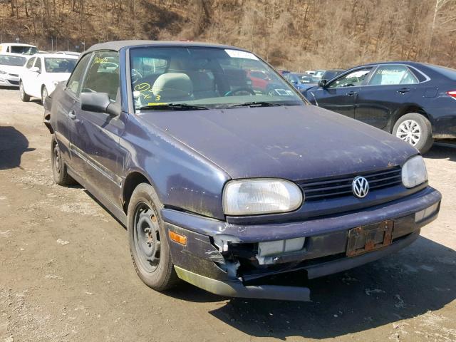 3VWAA81E1VM806859 - 1997 VOLKSWAGEN CABRIO BLUE photo 1