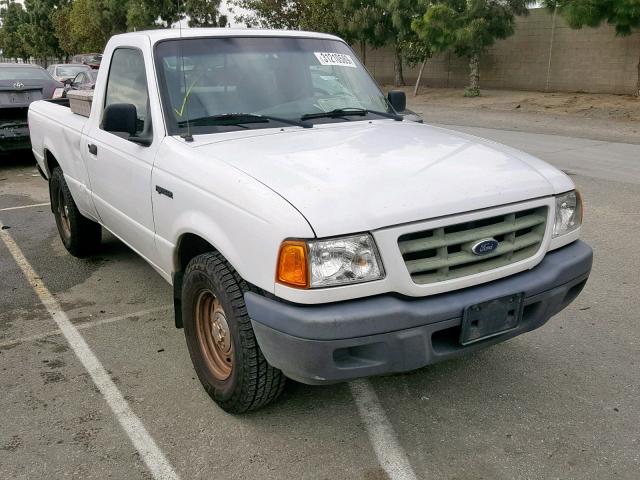 1FTYR10DX2PB52752 - 2002 FORD RANGER WHITE photo 1