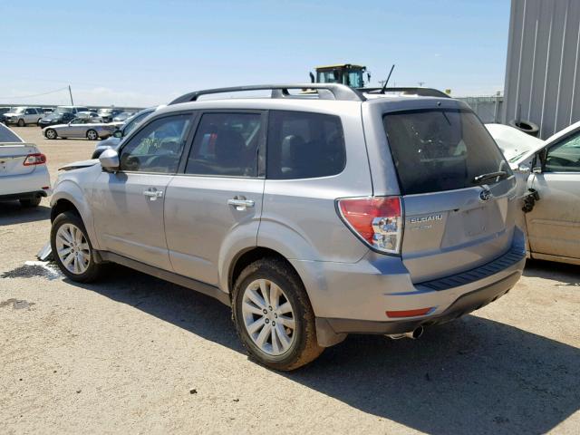 JF2SHBEC1BH770276 - 2011 SUBARU FORESTER L SILVER photo 3