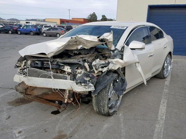 1G4GE5ED3BF295051 - 2011 BUICK LACROSSE C WHITE photo 2