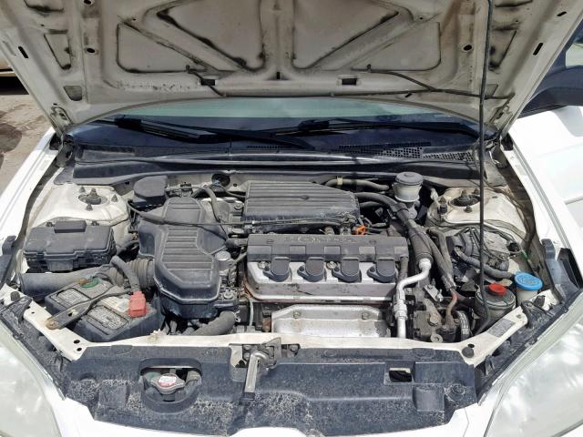 1HGEN26574L000606 - 2004 HONDA CIVIC GX WHITE photo 7