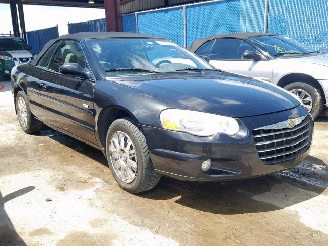 1C3EL55R25N556729 - 2005 CHRYSLER SEBRING TO BLACK photo 1