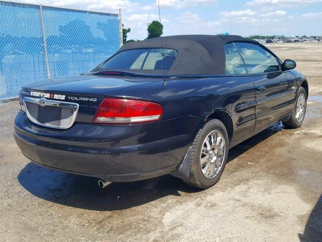 1C3EL55R25N556729 - 2005 CHRYSLER SEBRING TO BLACK photo 4