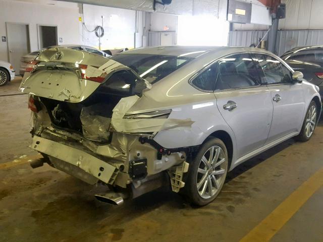 4T1BK1EB2DU027729 - 2013 TOYOTA AVALON BAS SILVER photo 4