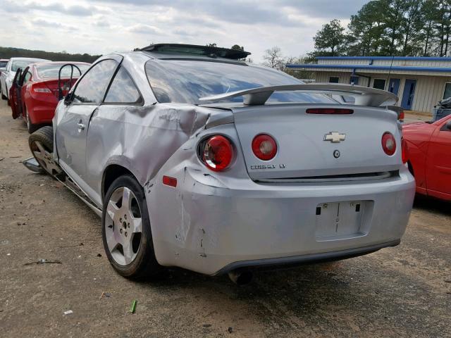 1G1AF1F59A7139671 - 2010 CHEVROLET COBALT 2LT SILVER photo 3