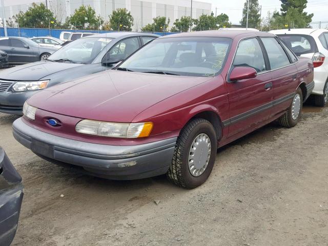 1FACP50U5NG262612 - 1992 FORD TAURUS L RED photo 2