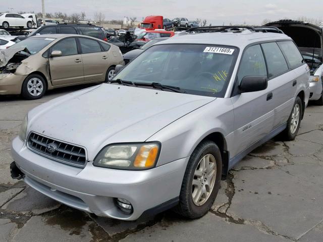 4S3BH675047642740 - 2004 SUBARU LEGACY OUT SILVER photo 2