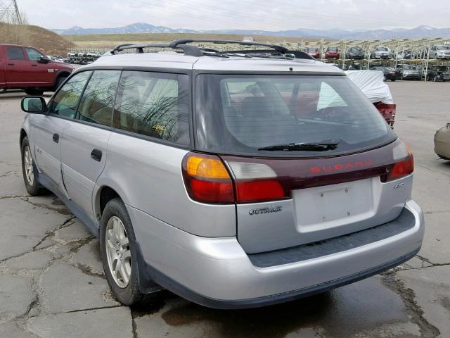 4S3BH675047642740 - 2004 SUBARU LEGACY OUT SILVER photo 3