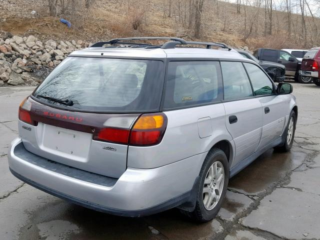 4S3BH675047642740 - 2004 SUBARU LEGACY OUT SILVER photo 4