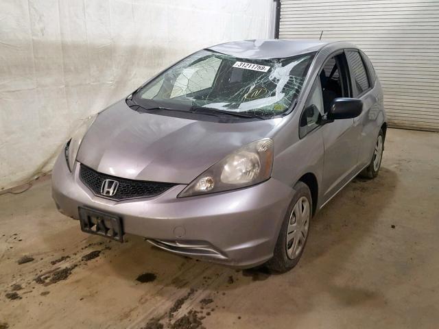 JHMGE8H2XAS023469 - 2010 HONDA FIT SILVER photo 2