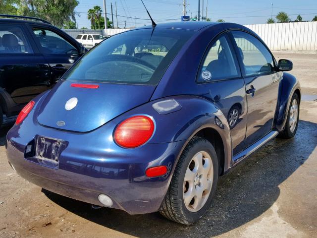 3VWCK21C12M460180 - 2002 VOLKSWAGEN NEW BEETLE Mavi foto 4