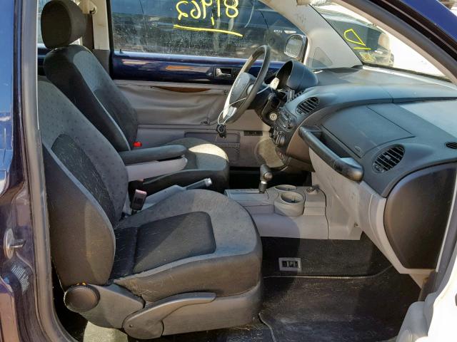 3VWCK21C12M460180 - 2002 VOLKSWAGEN NEW BEETLE Mavi foto 5