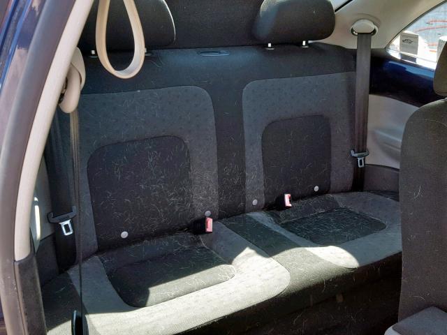 3VWCK21C12M460180 - 2002 VOLKSWAGEN NEW BEETLE Mavi foto 6