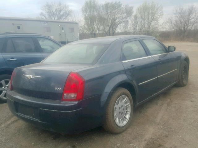 2C3KA43R47H829204 - 2007 CHRYSLER 300 BLUE photo 4