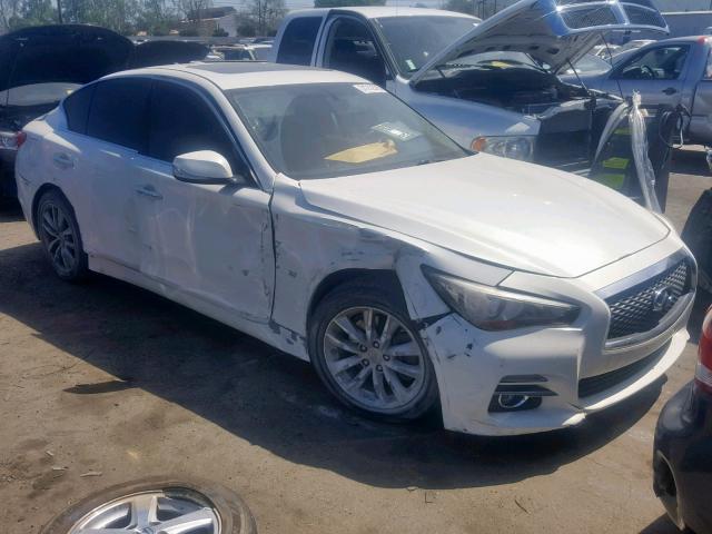 JN1BV7AP6EM686644 - 2014 INFINITI Q50 BASE WHITE photo 1