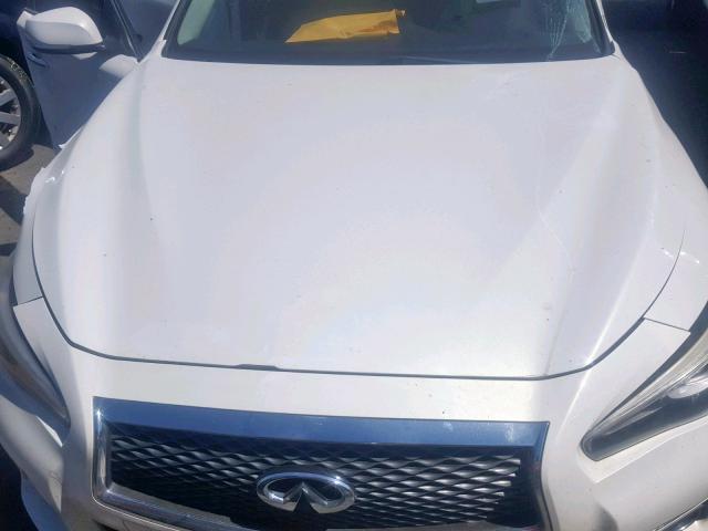 JN1BV7AP6EM686644 - 2014 INFINITI Q50 BASE WHITE photo 7