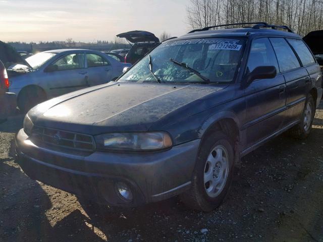 4S3BG6856T7380576 - 1996 SUBARU LEGACY OUT GREEN photo 2