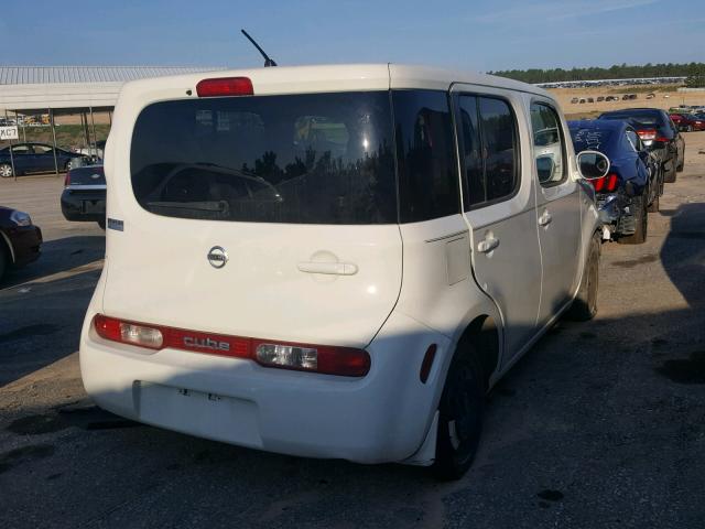 JN8AZ28R79T130141 - 2009 NISSAN CUBE BASE WHITE photo 4