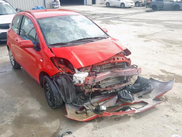 JTDJT923285194696 - 2008 TOYOTA YARIS RED photo 1