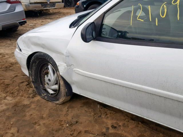 1G1JC1243X7317136 - 1999 CHEVROLET CAVALIER B GRAY photo 9