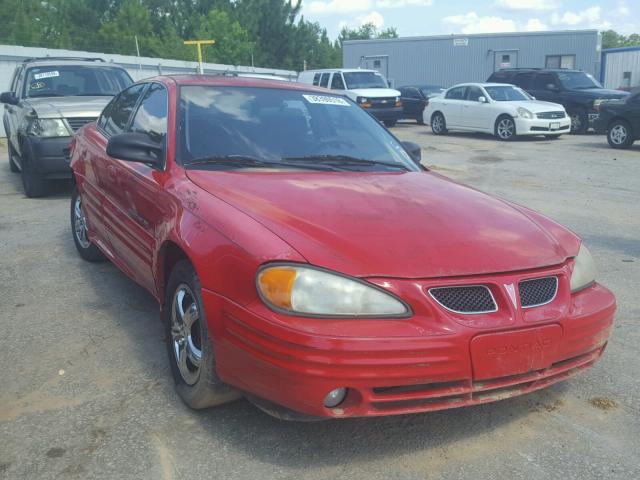 1G2NE52T7YM821987 - 2000 PONTIAC GRAND AM S RED photo 1