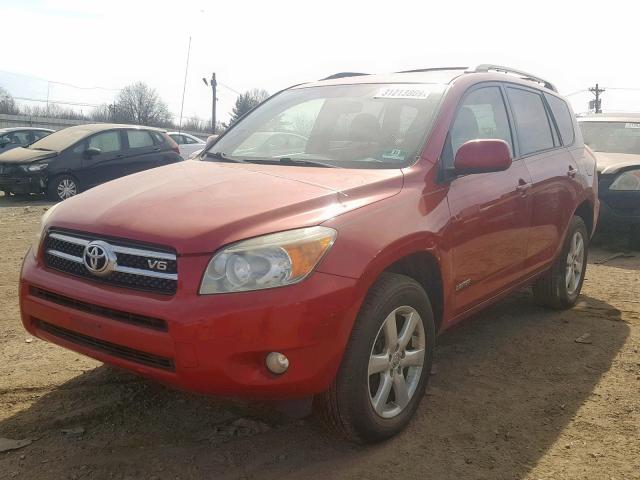 JTMBK31V986030105 - 2008 TOYOTA RAV4 LIMIT RED photo 2