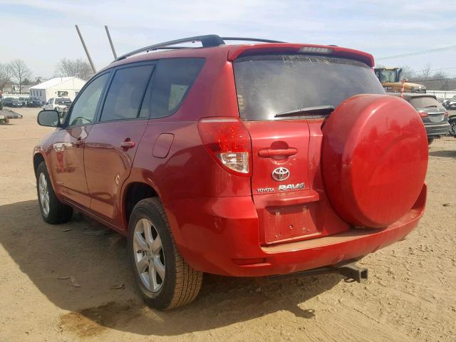 JTMBK31V986030105 - 2008 TOYOTA RAV4 LIMIT RED photo 3