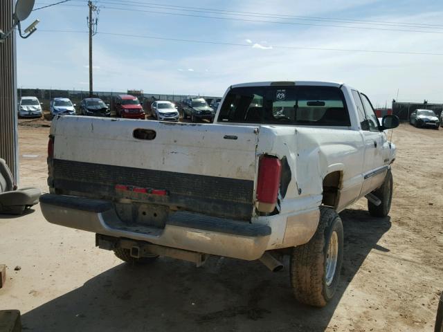 1B7KF23W51J160549 - 2001 DODGE RAM 2500 WHITE photo 4