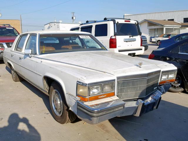 1G6DW51Y3KR733856 - 1989 CADILLAC BROUGHAM WHITE photo 1