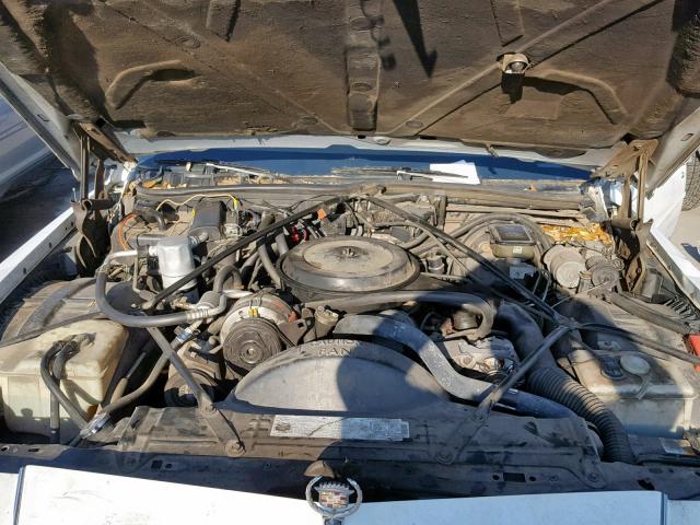 1G6DW51Y3KR733856 - 1989 CADILLAC BROUGHAM WHITE photo 7