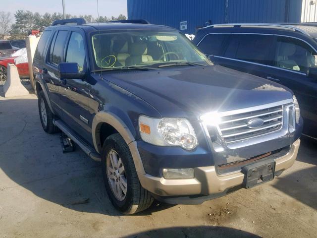 1FMEU74E68UA27163 - 2008 FORD EXPLORER E BLUE photo 1